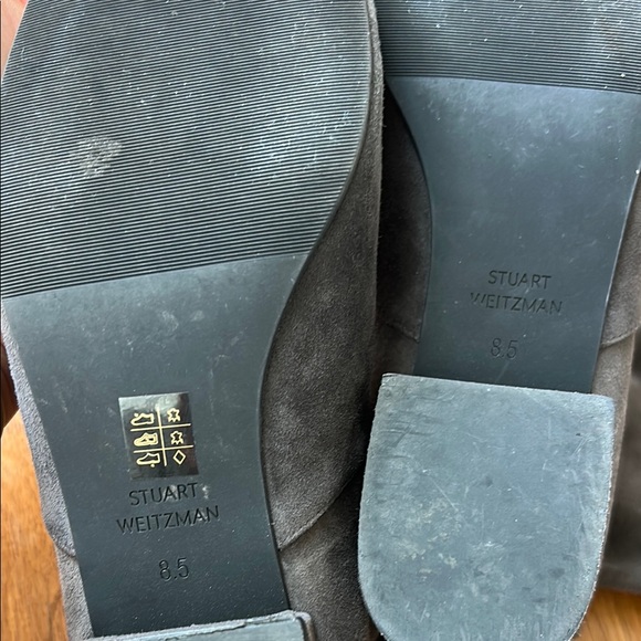 Stuart weitzman Women's Raissa Suede Ankle Boots - Gray size 8.5 - Picture 7 of 8